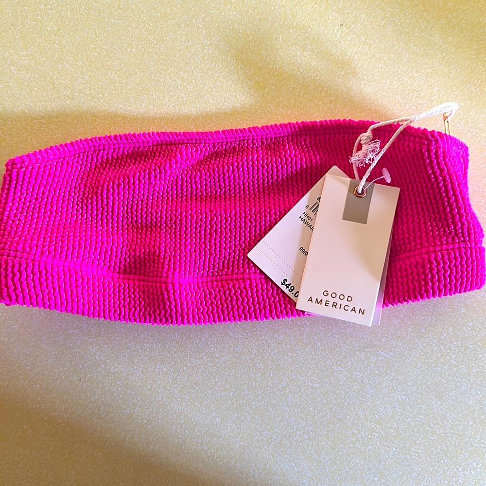 Good American Bikini Top pink